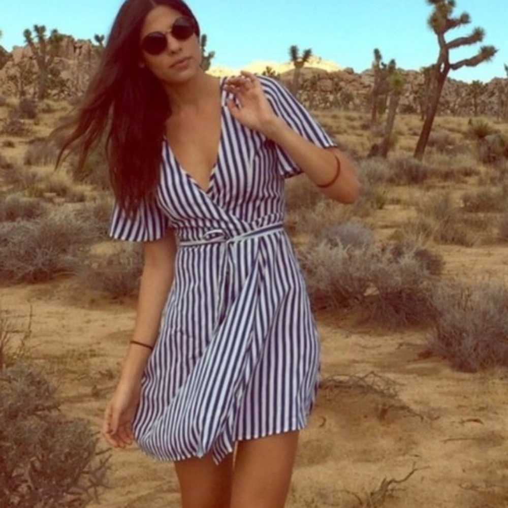 Anthropologie wrap dress
